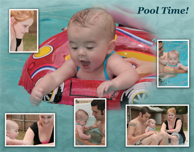 Pool Time collage web